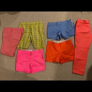 Lot of J Crew shorts/pants